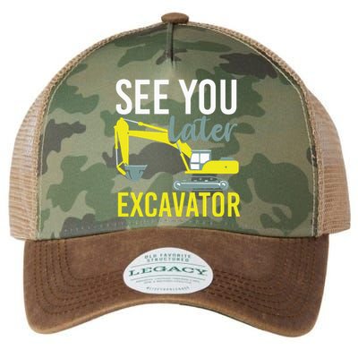 See You Later Excavator Legacy Tie Dye Trucker Hat