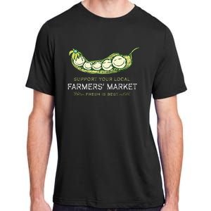 Support Your Local Outdoor Farmers Market Funny Graphic Adult ChromaSoft Performance T-Shirt