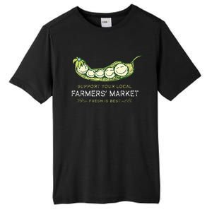 Support Your Local Outdoor Farmers Market Funny Graphic Tall Fusion ChromaSoft Performance T-Shirt