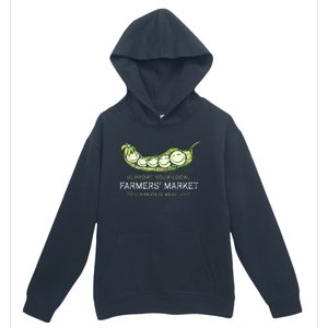 Support Your Local Outdoor Farmers Market Funny Graphic Urban Pullover Hoodie