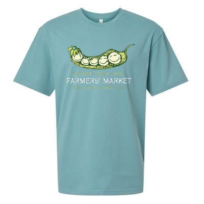 Support Your Local Outdoor Farmers Market Funny Graphic Sueded Cloud Jersey T-Shirt