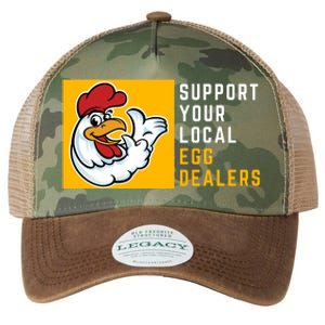 Support Your Local Egg Dealers,Chicken Lover Legacy Tie Dye Trucker Hat