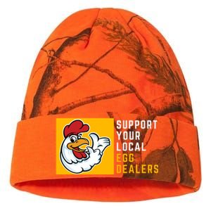 Support Your Local Egg Dealers,Chicken Lover Kati Licensed 12" Camo Beanie