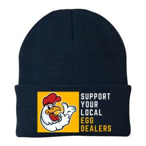 Support Your Local Egg Dealers,Chicken Lover Knit Cap Winter Beanie