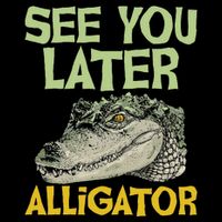 See You Later Alligator Gator Crocodile Zoo Animal Lover 7-Panel Snapback Hat