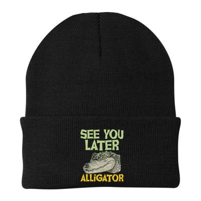 See You Later Alligator Gator Crocodile Zoo Animal Lover Beanie