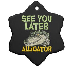 See You Later Alligator Gator Crocodile Zoo Animal Lover Ceramic Star Ornament