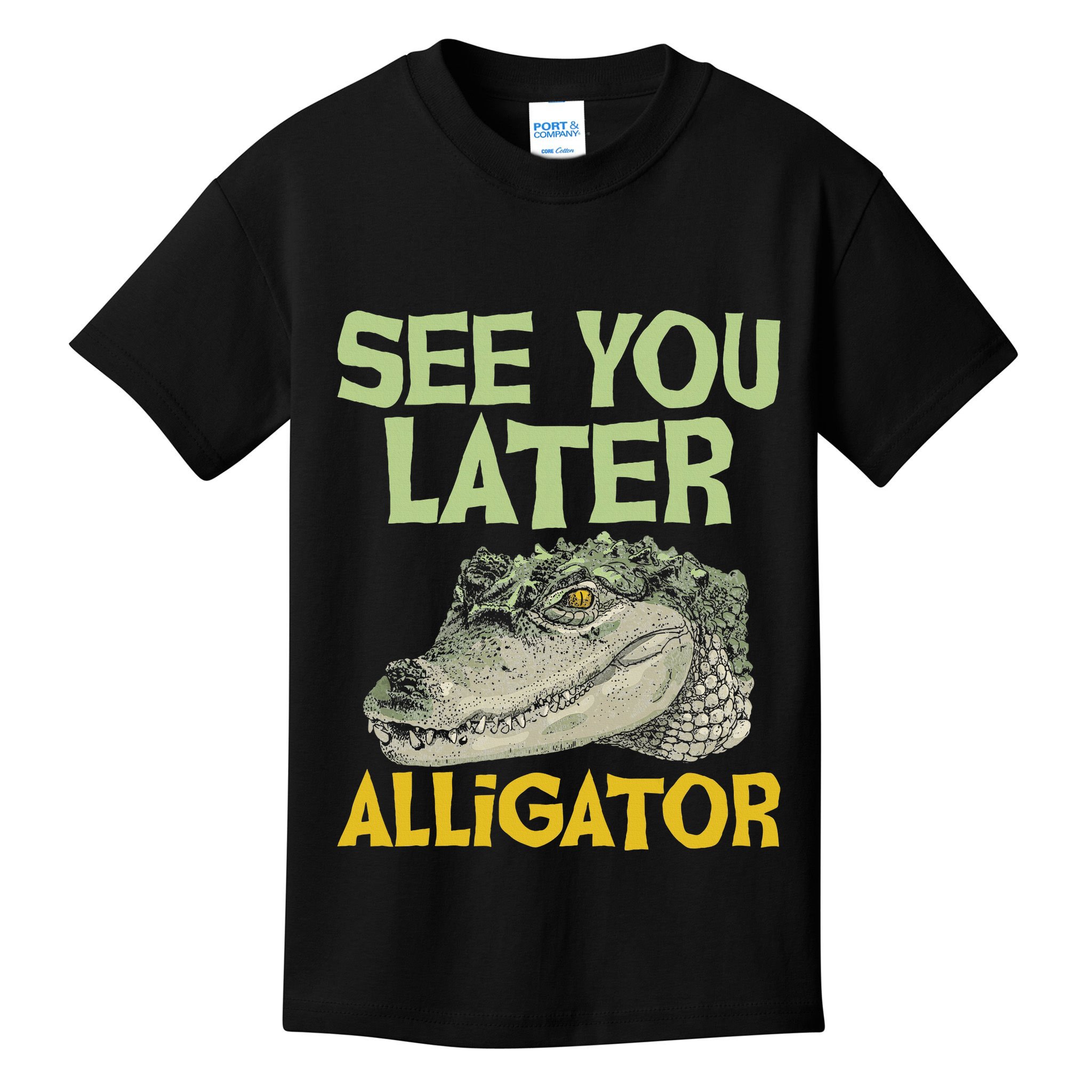See You Later Alligator Gator Crocodile Zoo Animal Lover Kids T-Shirt