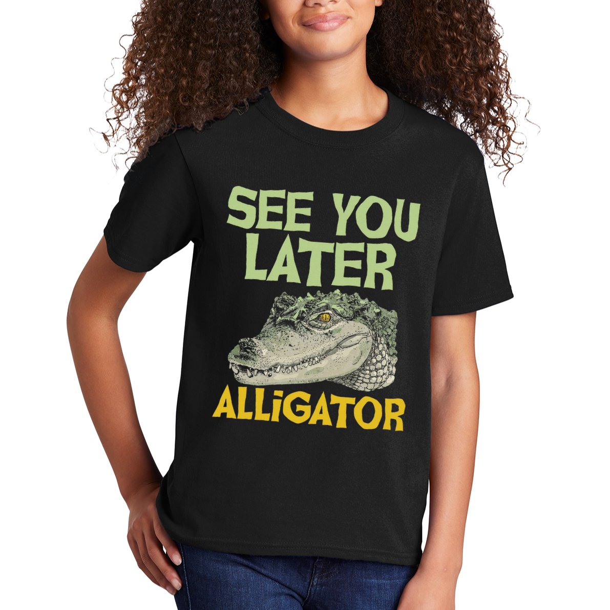 See You Later Alligator Gator Crocodile Zoo Animal Lover Kids T-Shirt