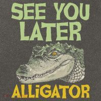 See You Later Alligator Gator Crocodile Zoo Animal Lover Cotton Canvas Backpack