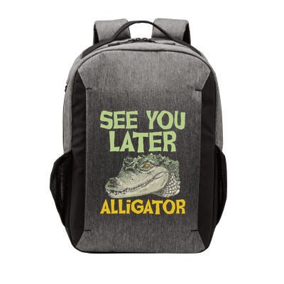 See You Later Alligator Gator Crocodile Zoo Animal Lover Vector Backpack