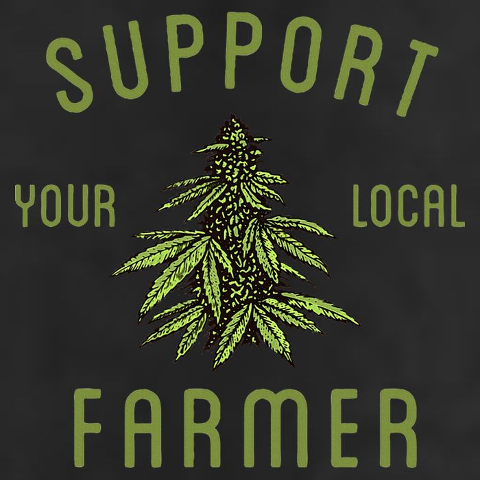 Support Your Local Farmer Funny Weed Marijuana Grower 420 Cool Comfort Performance Bucket Hat