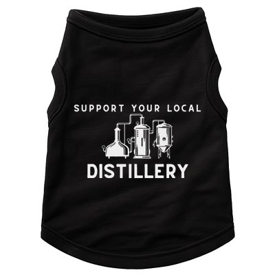 Support Your Local Distillery Beer Drinker Doggie Tank