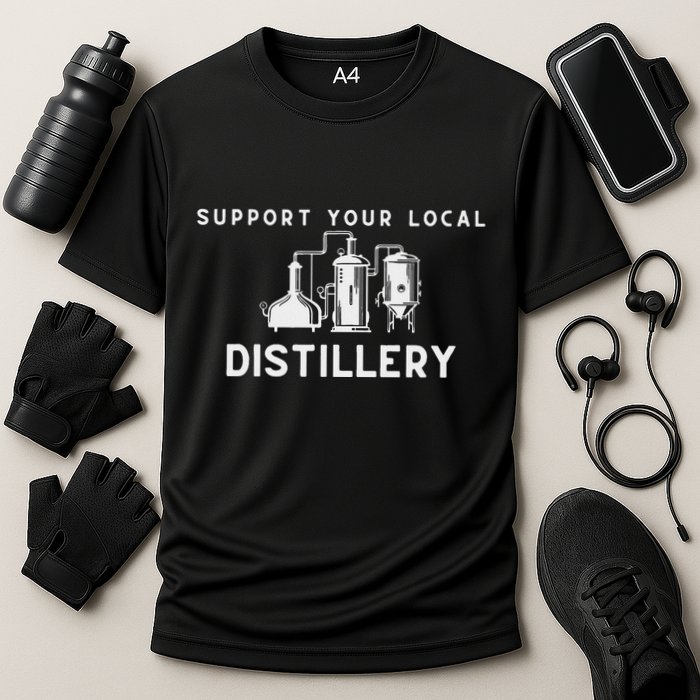 Support Your Local Distillery Beer Drinker Performance Shirt