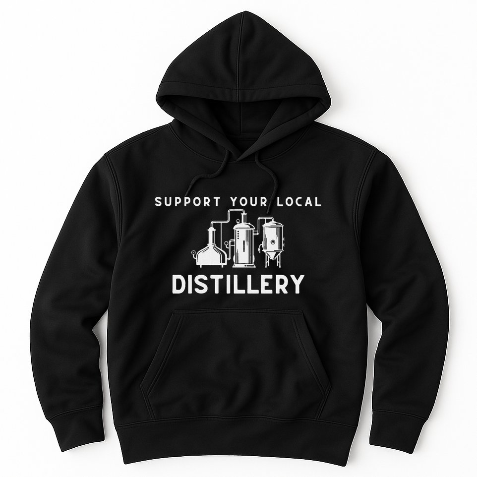 Support Your Local Distillery Beer Drinker Hoodie