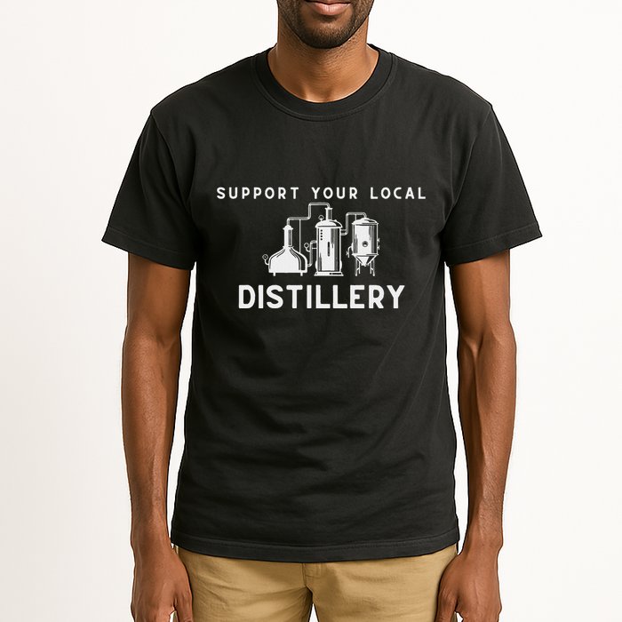 Support Your Local Distillery Beer Drinker Tall T-Shirt