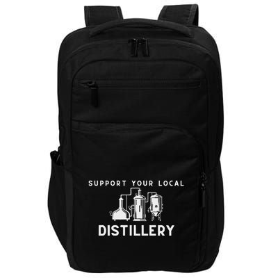 Support Your Local Distillery Beer Drinker Impact Tech Backpack