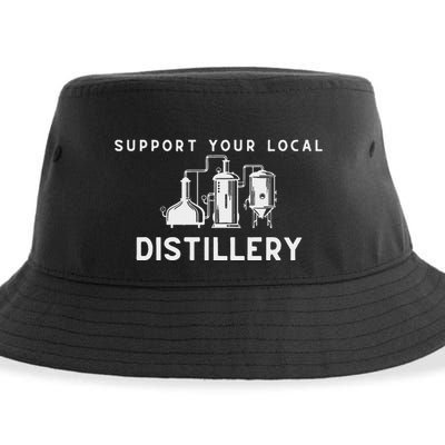 Support Your Local Distillery Beer Drinker Sustainable Bucket Hat
