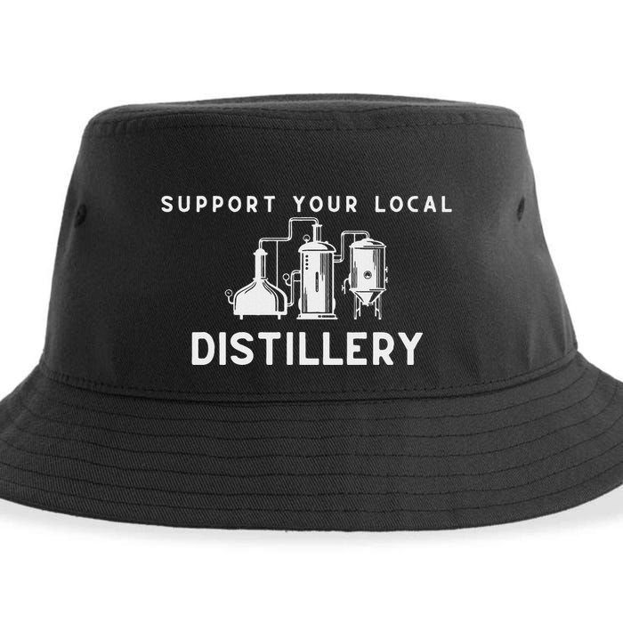 Support Your Local Distillery Beer Drinker Sustainable Bucket Hat