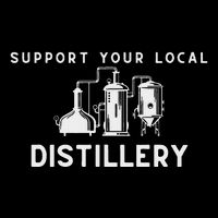 Support Your Local Distillery Beer Drinker Drawstring Bag