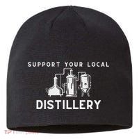 Support Your Local Distillery Beer Drinker Sustainable Beanie