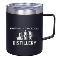 Support Your Local Distillery Beer Drinker 12oz Stainless Steel Coffee Mug