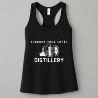 Support Your Local Distillery Beer Drinker Womens Tank Top