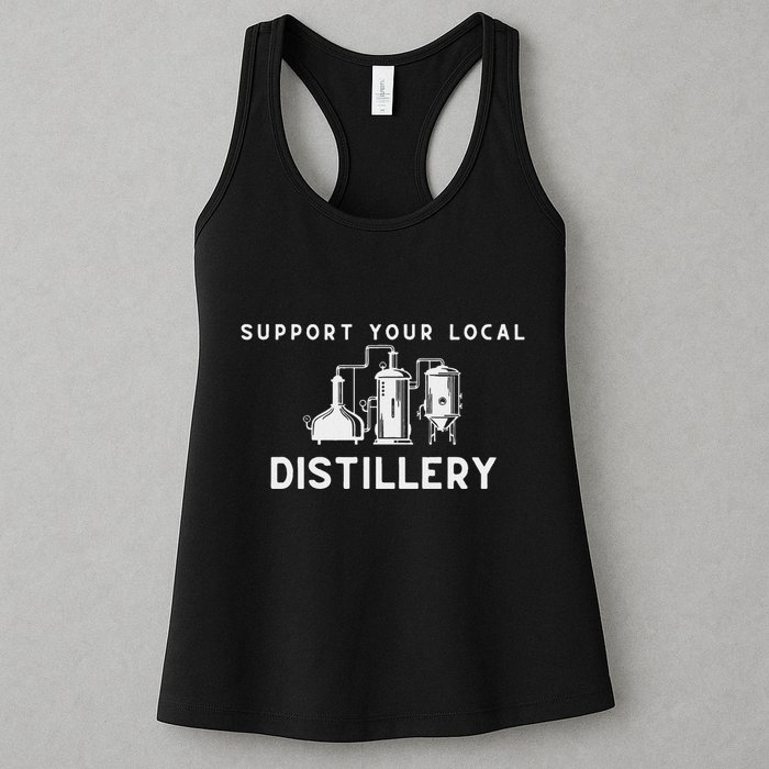 Support Your Local Distillery Beer Drinker Womens Tank Top