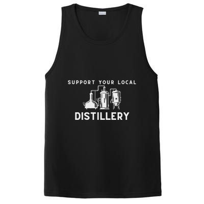 Support Your Local Distillery Beer Drinker PosiCharge Competitor Tank