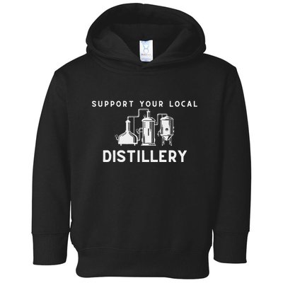 Support Your Local Distillery Beer Drinker Toddler Hoodie