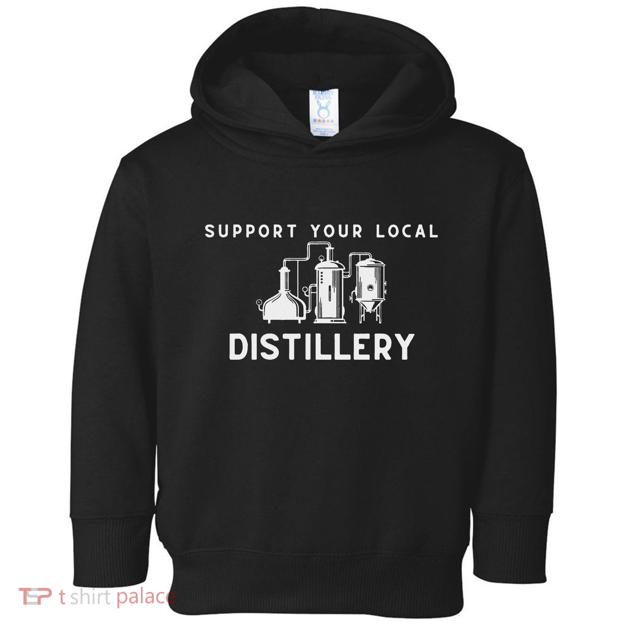 Support Your Local Distillery Beer Drinker Toddler Hoodie