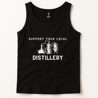 Support Your Local Distillery Beer Drinker Tank Top