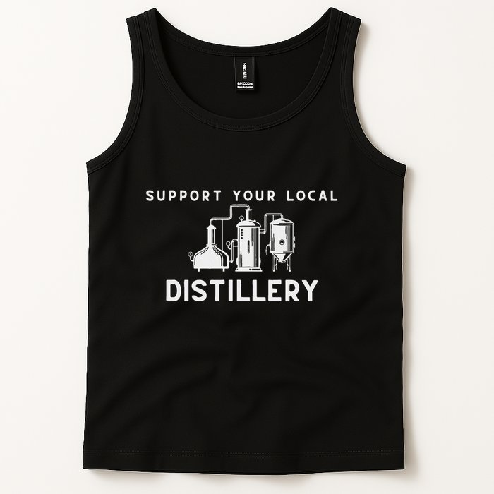 Support Your Local Distillery Beer Drinker Tank Top