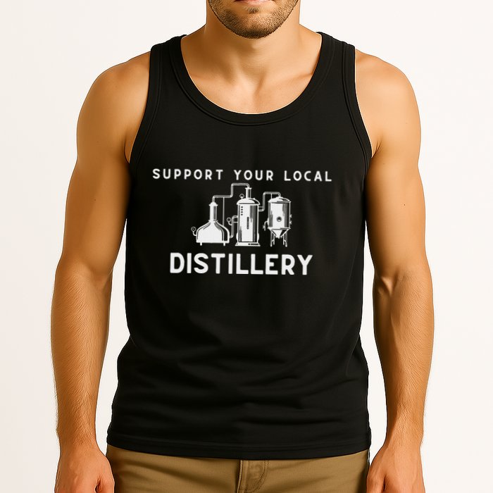 Support Your Local Distillery Beer Drinker Tank Top