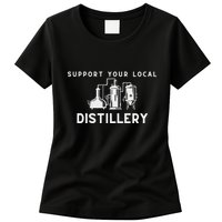 Support Your Local Distillery Beer Drinker Womens T-Shirt
