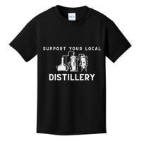 Support Your Local Distillery Beer Drinker Kids T-Shirt