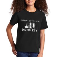 Support Your Local Distillery Beer Drinker Kids T-Shirt
