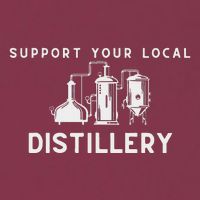 Support Your Local Distillery Beer Drinker 16oz Travel Tumbler