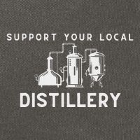 Support Your Local Distillery Beer Drinker Cotton Canvas Backpack