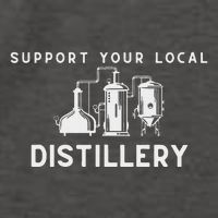 Support Your Local Distillery Beer Drinker Vector Backpack