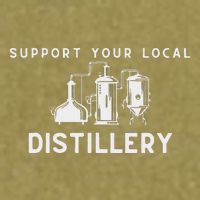 Support Your Local Distillery Beer Drinker Garment-Dyed Women's Muscle Tee