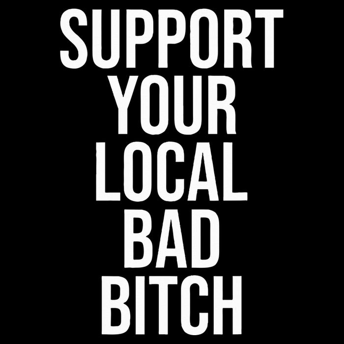 Support Your Local Bad Bitch Sustainable Bucket Hat