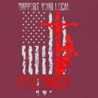 Support Your Local Pole Dancer Electric Lineman 16oz Travel Tumbler