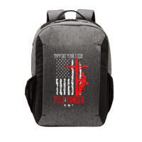 Support Your Local Pole Dancer Electric Lineman Vector Backpack