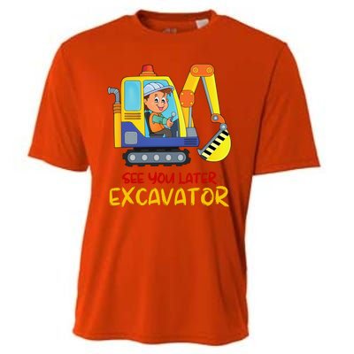 See You Later Excavator Cooling Performance Crew T-Shirt