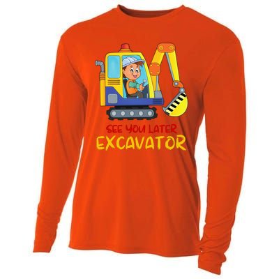 See You Later Excavator Cooling Performance Long Sleeve Crew