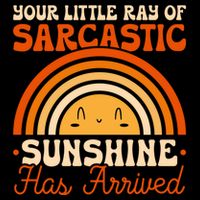 Sarcastic Your Little Ray Of Sarcastic Sunshine Has Arrived Gift Performance Shirt