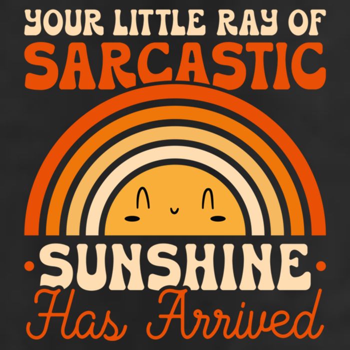 Sarcastic Your Little Ray Of Sarcastic Sunshine Has Arrived Gift Adult Drive Performance Visor
