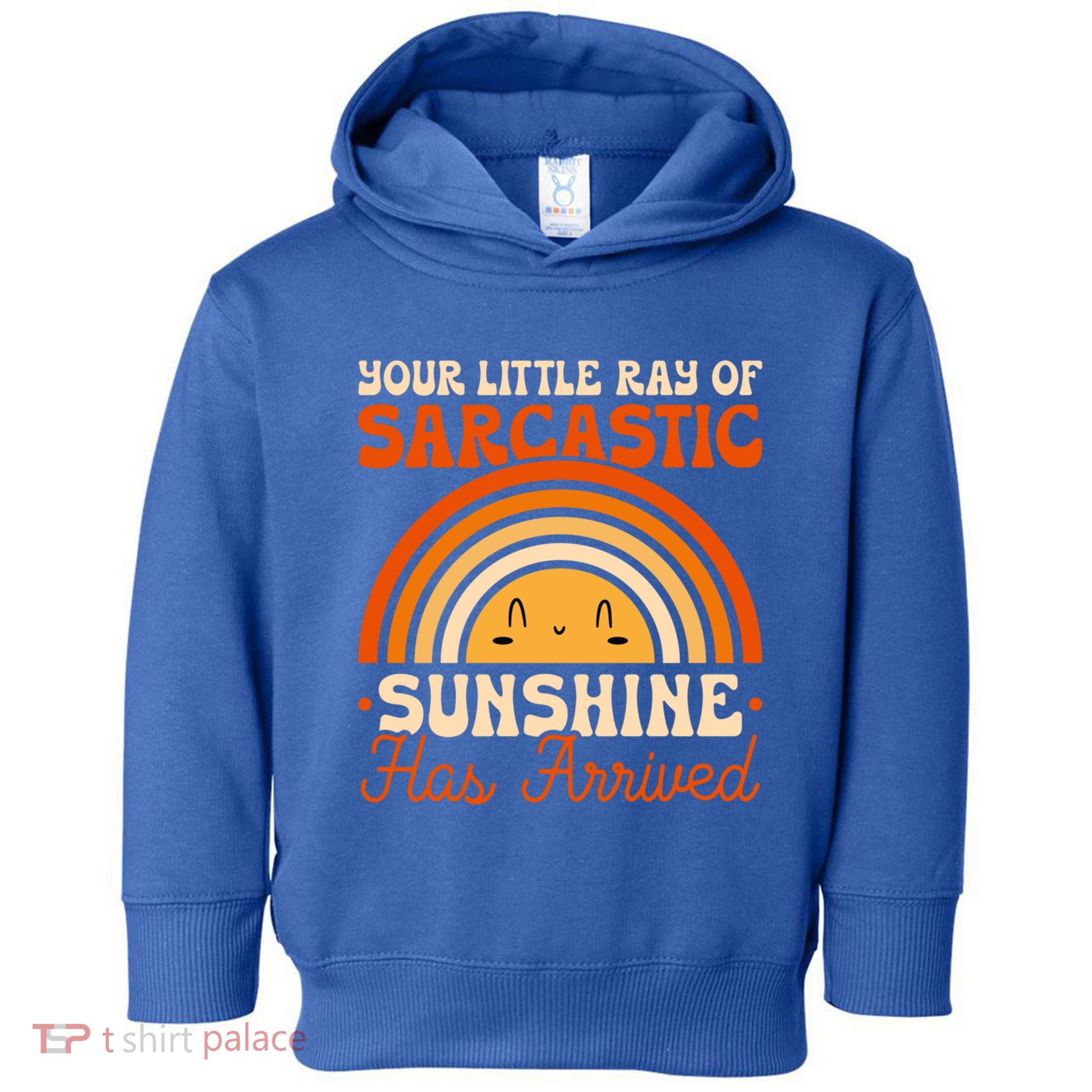 Sarcastic Your Little Ray Of Sarcastic Sunshine Has Arrived Gift Toddler Hoodie