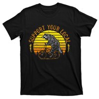 Support Your Local Raccoon Bicycle T-Shirt